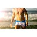 Sextoys, sexshop, loveshop, lingerie sexy : Maillot de Bain Sexy : Maillot de Bain Sexy en Lycra TAILLE M Bleu/Blanc