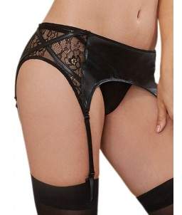 Sextoys, sexshop, loveshop, lingerie sexy : Porte jarretelles : Sexy Porte-jarretelles Noir dentelle