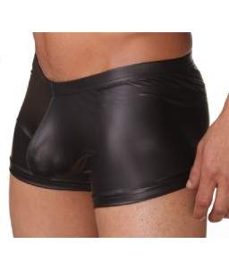 Sextoys, sexshop, loveshop, lingerie sexy : Boxers & Strings : Boxer Moulant Noir "L" Style Cuir