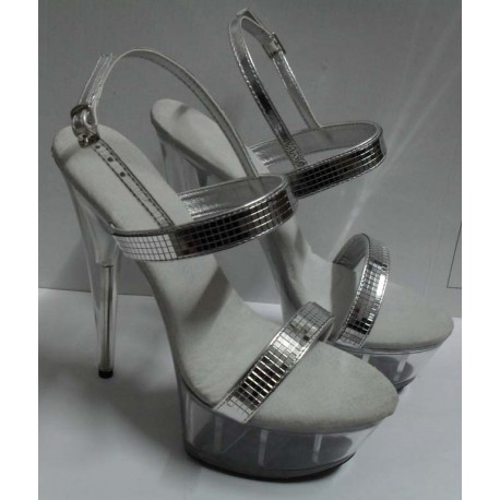Sextoys, sexshop, loveshop, lingerie sexy : Chaussures : Chaussure Mules Sexy Argentée Sextoys, sexshop, loveshop, lingerie sexy : Chaussures : Chaussure Mules Sexy Argentée