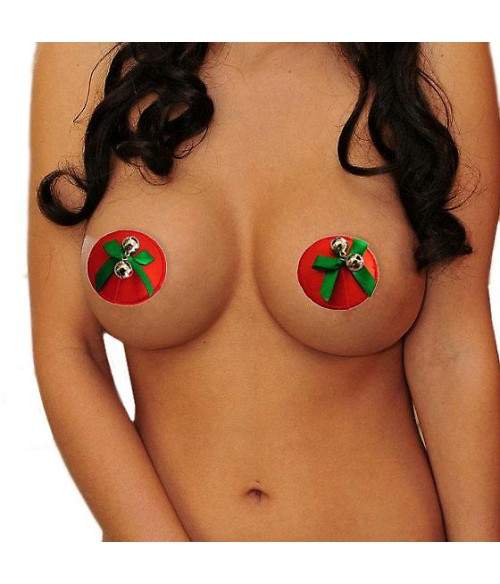 Sextoys, sexshop, loveshop, lingerie sexy : Nippies Cache Seins : Cache tétons sexy noel