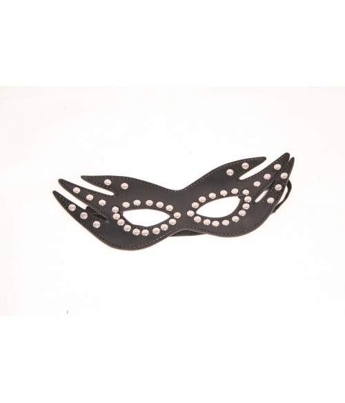 Sextoys, sexshop, loveshop, lingerie sexy : Accessoires Soirée Coquine : masque simili cuir noir