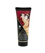 Shunga crème massage vin pétillant fraise corps