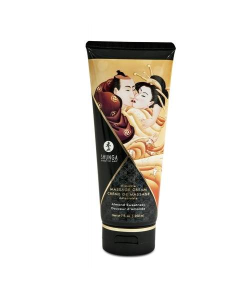 Sextoys, sexshop, loveshop, lingerie sexy : Huiles de Massage et bougies : Shunga Crème de Massage delectable douceur d'amande