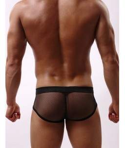 Sextoys, sexshop, loveshop, lingerie sexy : Boxers & Strings : Boxer Résille Noir "L"