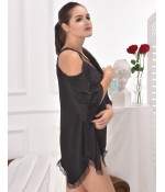 Sextoys, sexshop, loveshop, lingerie sexy : LINGERIE SEXY FEMME : tunique sexy noir