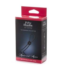 Sextoys, sexshop, loveshop, lingerie sexy : 50 nuances de grey : fifty shades of grey - bague ajustable