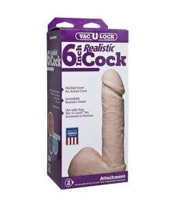 Sextoys, sexshop, loveshop, lingerie sexy : Gode Réaliste : Godemichet Réaliste Vac-U-Lock 18cm