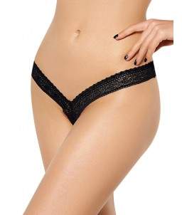 Sextoys, sexshop, loveshop, lingerie sexy : Strings & Boxers : Sexy Mini String dentelle noir