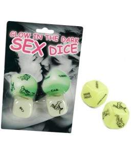 Sextoys, sexshop, loveshop, lingerie sexy : Jeux Coquins : Lot de 2 dés Lumineux Jeux érotique