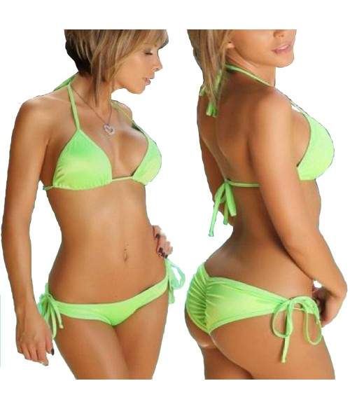 Sextoys, sexshop, loveshop, lingerie sexy : Maillot de bain et bikini : Sexy Bikini vert