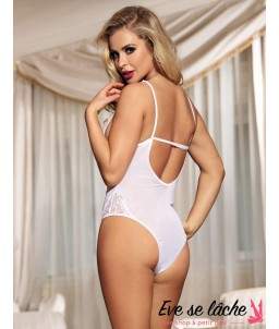 Sextoys, sexshop, loveshop, lingerie sexy : Bodys & Teddys : Body sexy blanc