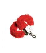 Menottes Fausse Fourrure Rose Vif 602192