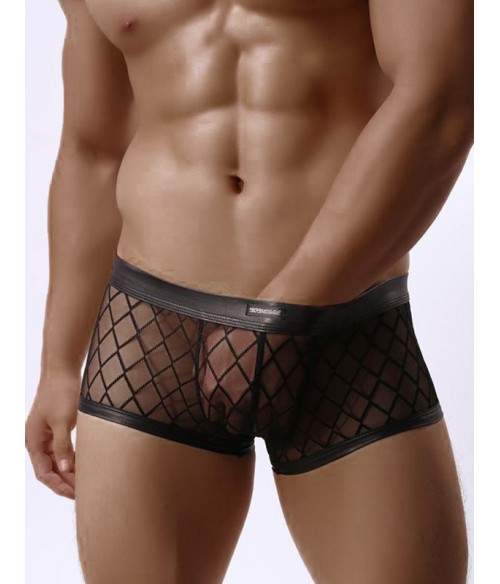 Sextoys, sexshop, loveshop, lingerie sexy : Boxers & Strings : Boxer sexy Noir "L"