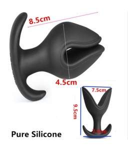 Sextoys, sexshop, loveshop, lingerie sexy : Plug Anal : Plug Anal expender Silicone Noir