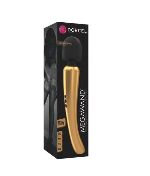 Sextoys, sexshop, loveshop, lingerie sexy : Stimulateur Clitoris : Dorcel Stimulateur clitoridien Megawand gold