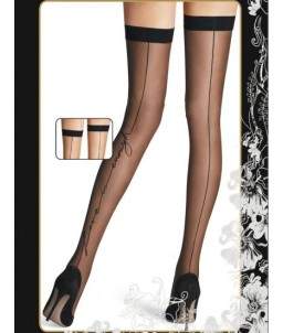 Sextoys, sexshop, loveshop, lingerie sexy : Bas & Collants : Bas Voile Noir sexy