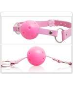 Baillon Boule Cuir Rose 64010