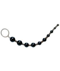 Sextoys, sexshop, loveshop, lingerie sexy : Plug Anal : Chapelet Anal Noir 32.5 cm