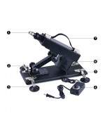 Sextoys, sexshop, loveshop, lingerie sexy : Love Machine / LoveSwing : Sex Machine Gun réglable à vitesse variable et Ventous...