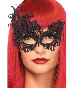 Sextoys, sexshop, loveshop, lingerie sexy : Accessoires Soirée Coquine : Masque Sexy Noir en Dentelle Masquerade