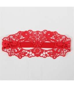 Sextoys, sexshop, loveshop, lingerie sexy : Accessoires Soirée Coquine : masque loup rouge sexy