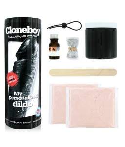 Sextoys, sexshop, loveshop, lingerie sexy : Moulages Intimes : CloneBoy Godmichet Black kit de moulage intime noir