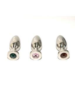 Sextoys, sexshop, loveshop, lingerie sexy : Rosebud - bijou anal : Bijoux Anal Rosebud Gemme Vert