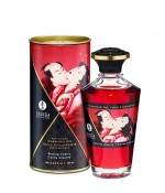 Sextoys, sexshop, loveshop, lingerie sexy : Huiles de Massage et bougies : Shunga Huile Aphrodisiaque Baisers Intimes -cerise...