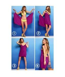 Sextoys, sexshop, loveshop, lingerie sexy : Bikini et Plage : Robe de Plage violette