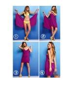 Robe de Plage Noire B0671