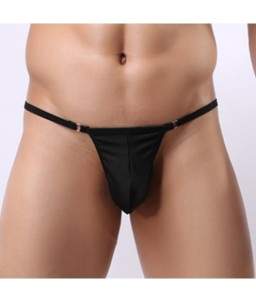 Sextoys, sexshop, loveshop, lingerie sexy : Boxers & Strings : String Noir TU