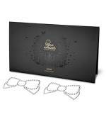 Mimi Caches-seins en faux diamants Noeud Papillon Argent