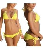 Sextoys, sexshop, loveshop, lingerie sexy : Maillot de bain et bikini : Sexy Bikini jaune