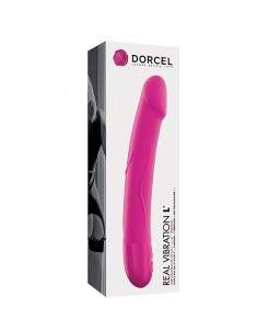 Sextoys, sexshop, loveshop, lingerie sexy : Sextoys luxe : Dorcel Godemichet Dildo Real Vibration L Rose