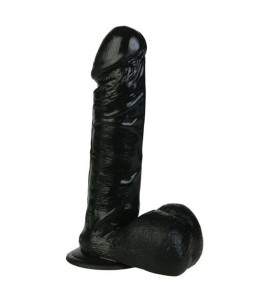 Sextoys, sexshop, loveshop, lingerie sexy : Gode Ventouse : Gode ventouse réaliste noir 22cm