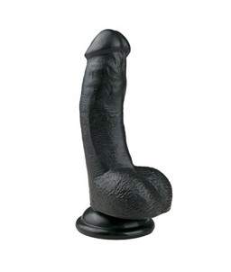 Sextoys, sexshop, loveshop, lingerie sexy : Gode Réaliste : Gode ventouse réaliste noir BF069