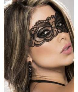 Sextoys, sexshop, loveshop, lingerie sexy : Accessoires Soirée Coquine : Masque sexy dentelle noir