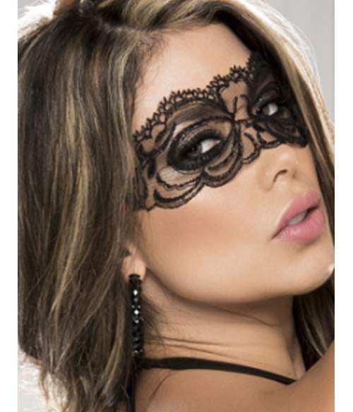 Sextoys, sexshop, loveshop, lingerie sexy : Accessoires Soirée Coquine : Masque sexy dentelle noir