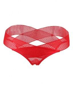 Sextoys, sexshop, loveshop, lingerie sexy : Lingerie sexy ouverte : Sexy String ouvert rouge