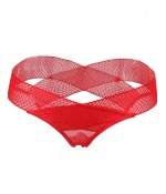 Sextoys, sexshop, loveshop, lingerie sexy : Lingerie sexy ouverte : Sexy String ouvert rouge