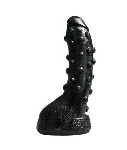 Sextoys, sexshop, loveshop, lingerie sexy : Gode XXL : Gode xxl noir avec picots