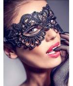 Sextoys, sexshop, loveshop, lingerie sexy : Accessoires Soirée Coquine : Masque noir sexy dentelle X2
