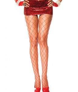 Sextoys, sexshop, loveshop, lingerie sexy : Bas & Collants : Sexy Collant grande résille rouge