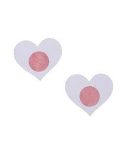 Sextoys, sexshop, loveshop, lingerie sexy : Nippies Cache Seins : Cache tétons coeur rouge kiss me