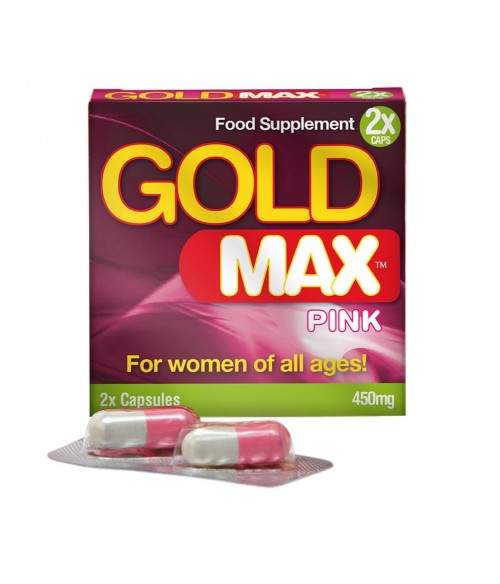 Sextoys, sexshop, loveshop, lingerie sexy : Aphrodisiaques Femmes : GOLD MAX Pink Aphrodisiaque Pour Femme X2