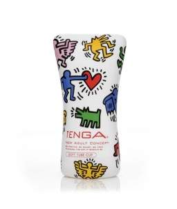 Sextoys, sexshop, loveshop, lingerie sexy : Vagin Artificiel : Tenga Keith haring soft tube cup