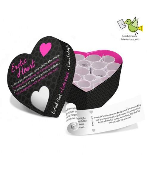 Sextoys, sexshop, loveshop, lingerie sexy : Accessoires Soirée Coquine : Jeux Mini erotic heart