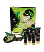 ❤ Coffret et Massage  - Kit erotic art thé vert exotique Shunga - s...
