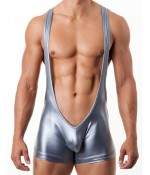 Ensemble Body Sexy "M" Style Cuir MP001